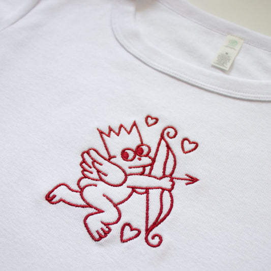 Cherub Embroidered Baby Tee
