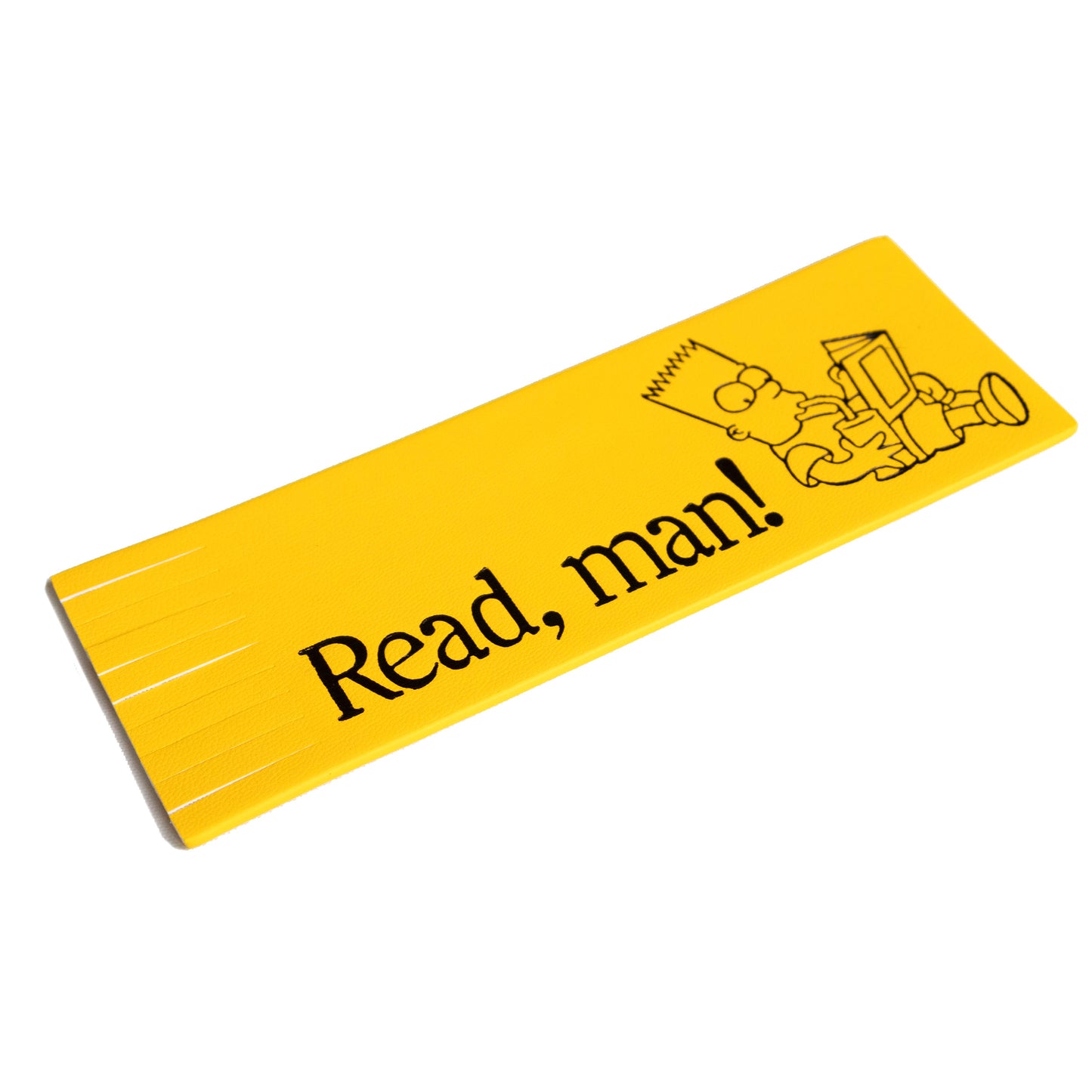 Vegan Leather 'Read, Man!" Bookmark