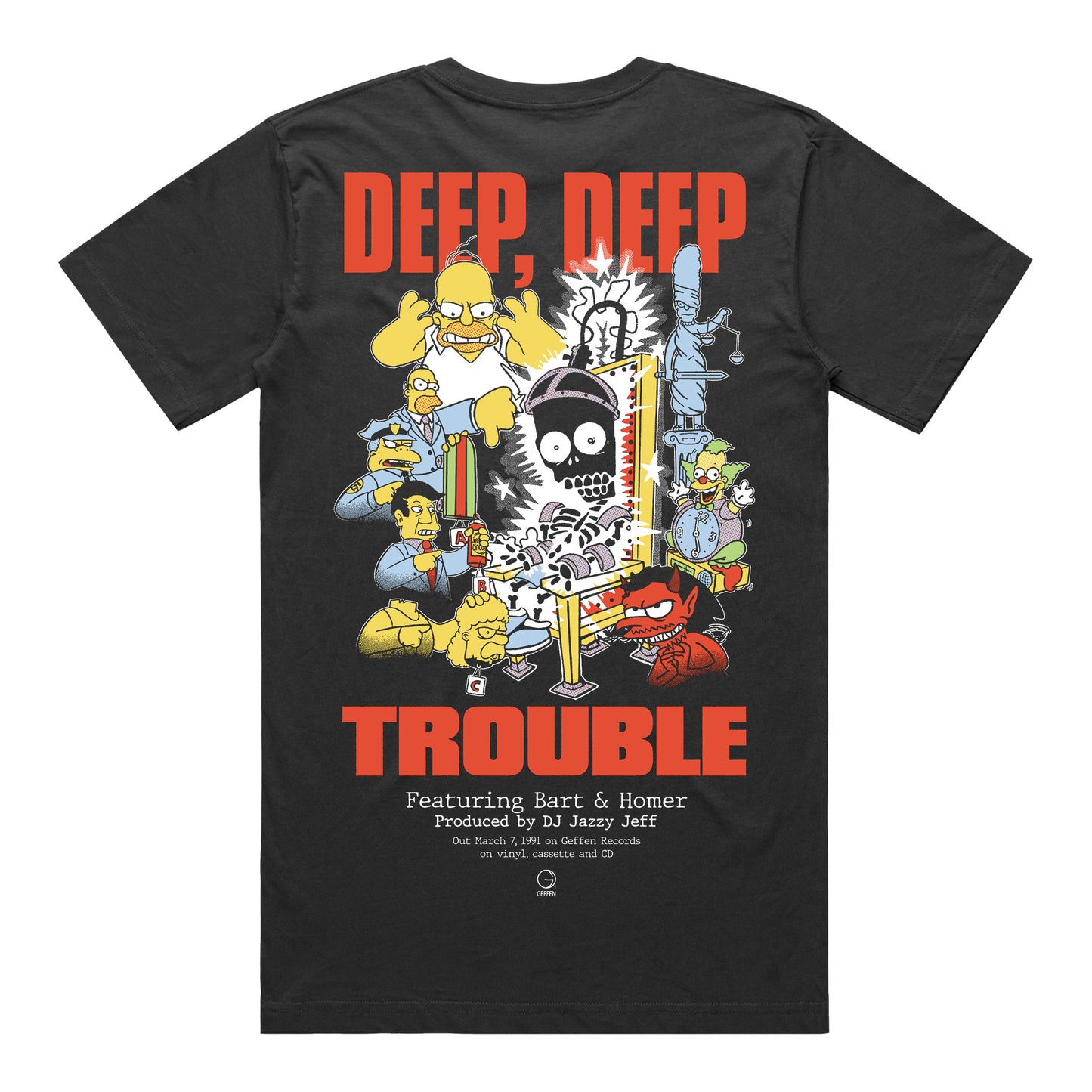 Deep, Deep Trouble T-Shirt *CHEST + BACK PRINT*
