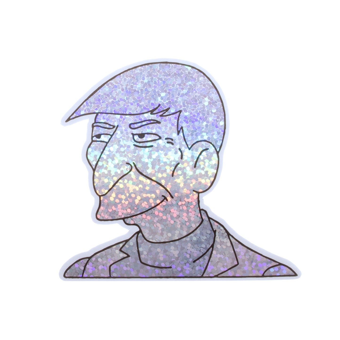 Didn't I? Glitter Sticker