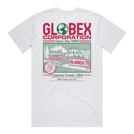 Globex T-Shirt (Ash Grey) *CHEST + BACK PRINT*
