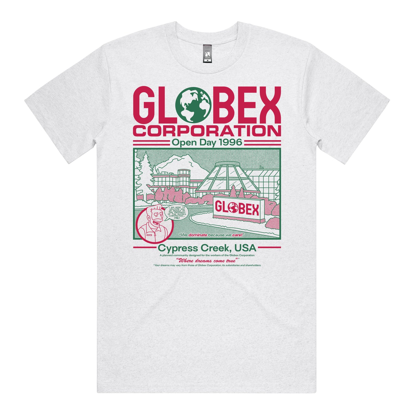Globex T-Shirt (Ash Grey) *FRONT PRINT*
