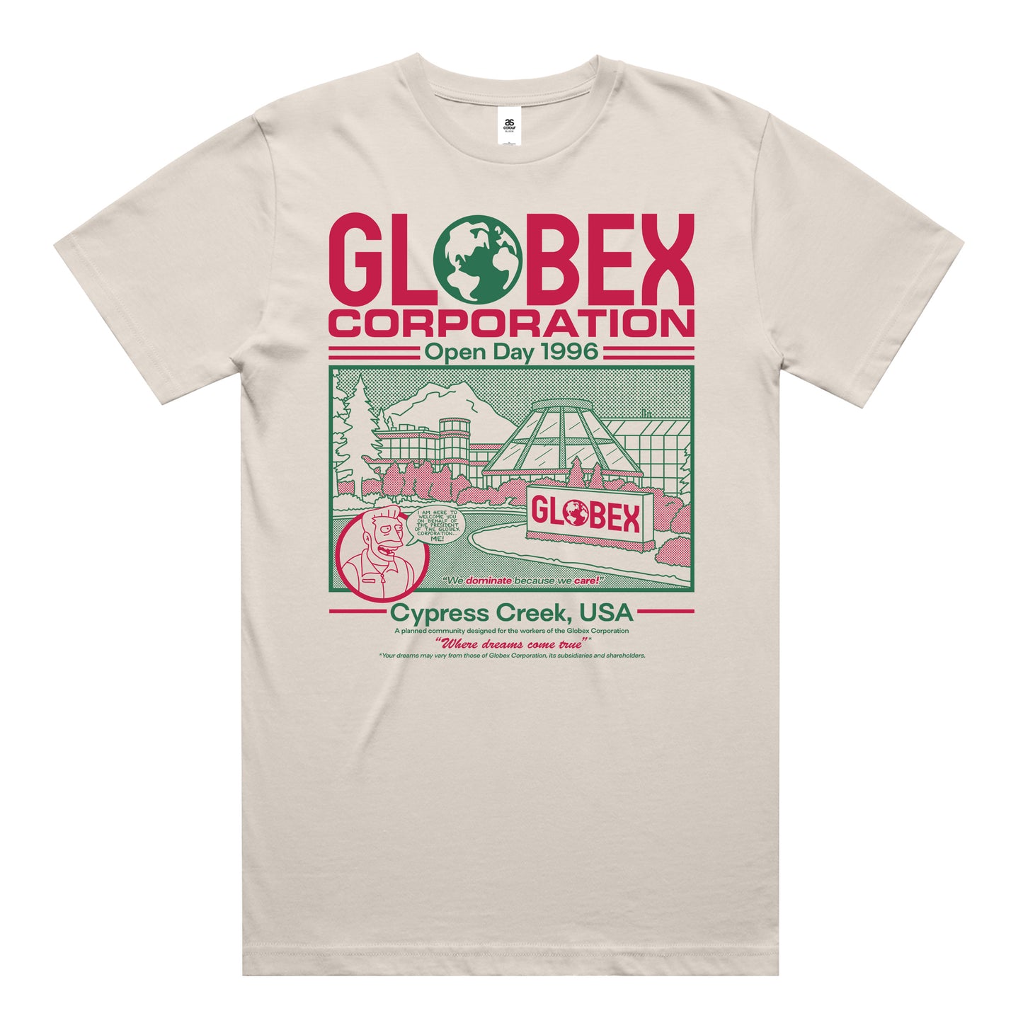 Globex T-Shirt (Bone) *FRONT PRINT*