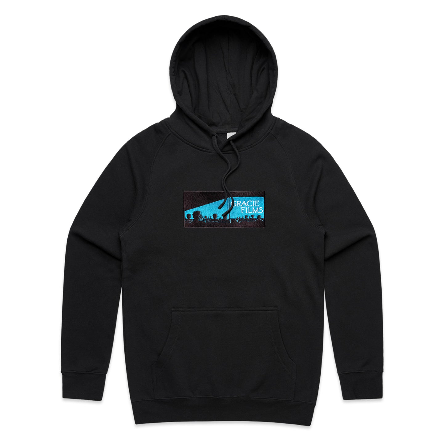Shhh! Embroidered Pullover Hoodie (Black)
