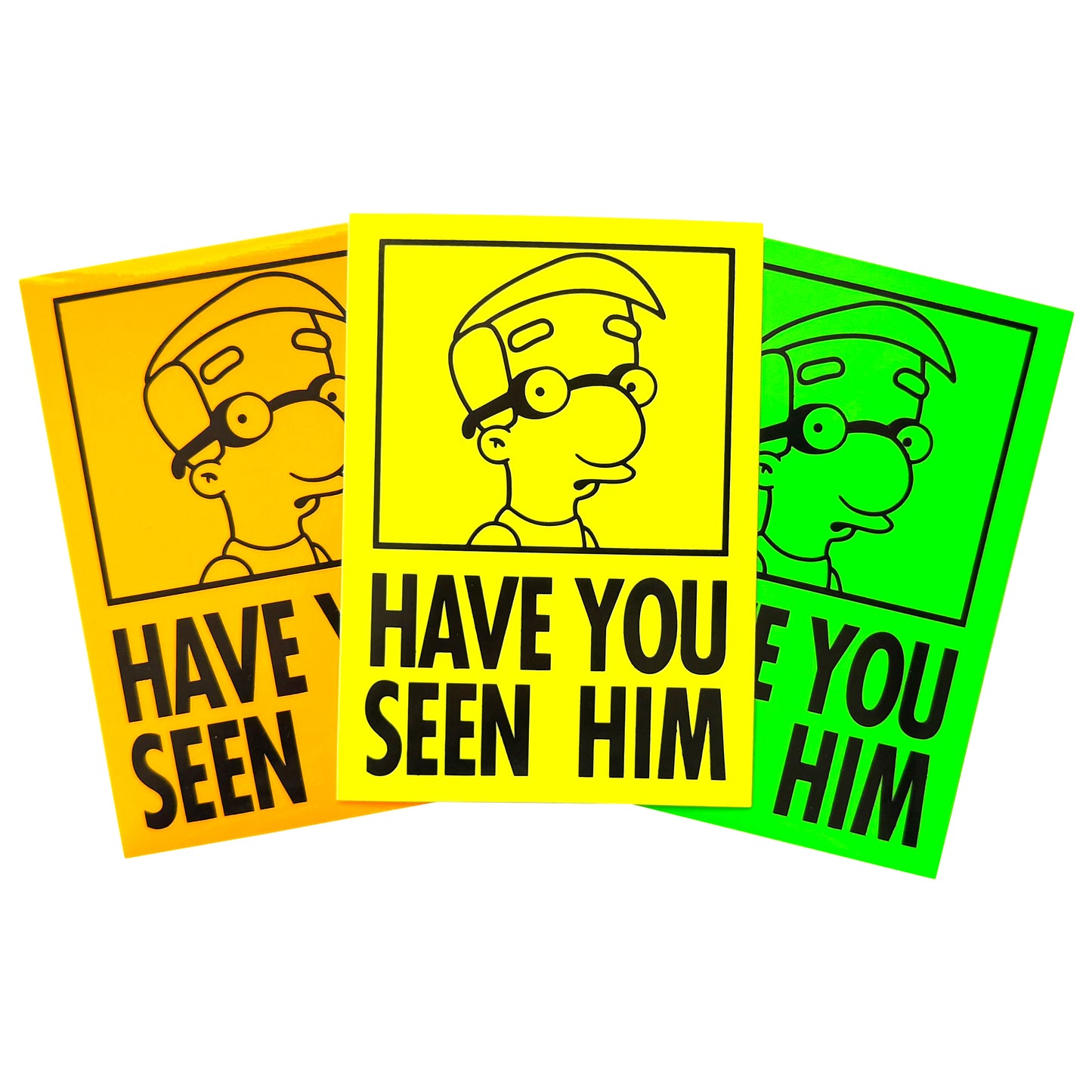Have You Seen Him? Neon Sticker Pack
