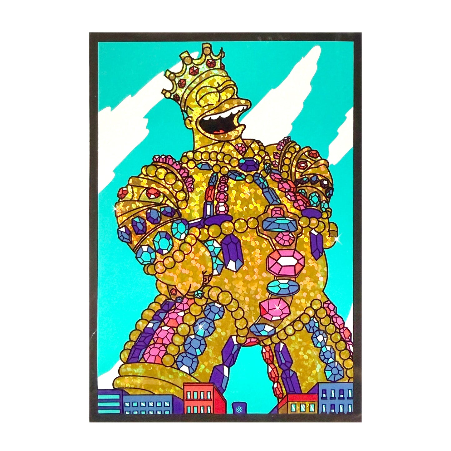 "Look Closer, Lenny" Glitter Sticker