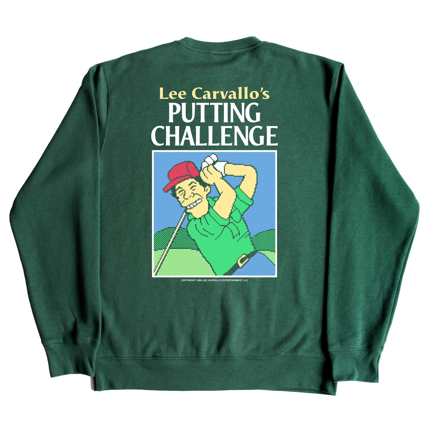 Lee Carvallo's Putting Challenge Sweater *CHEST + BACK PRINT*
