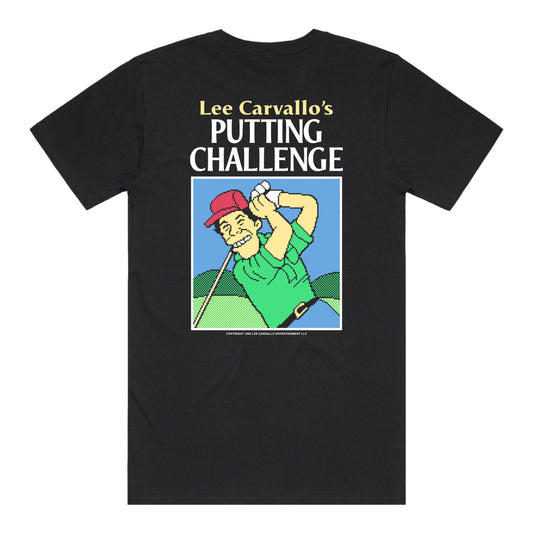 Lee Carvallo's Putting Challenge T-Shirt *CHEST/BACK PRINT*