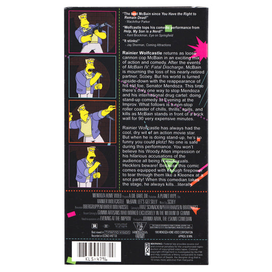 McBain: Let's Get Silly VHS Tape