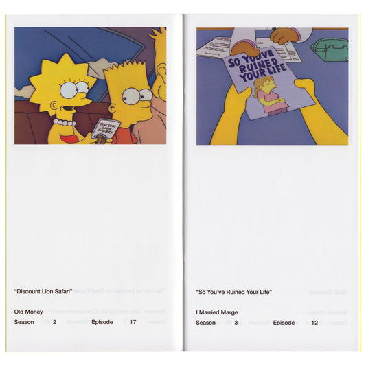 So You've Purchased a Smpsons Pamphlet Zine