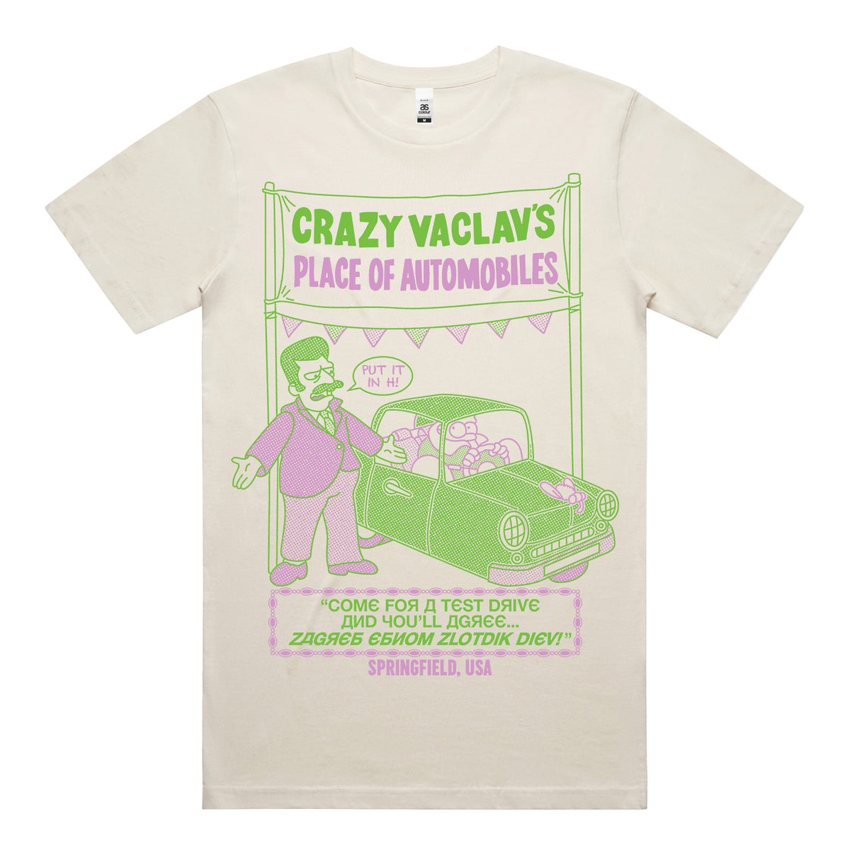 Crazy Vaclav T-Shirt *FRONT PRINT*