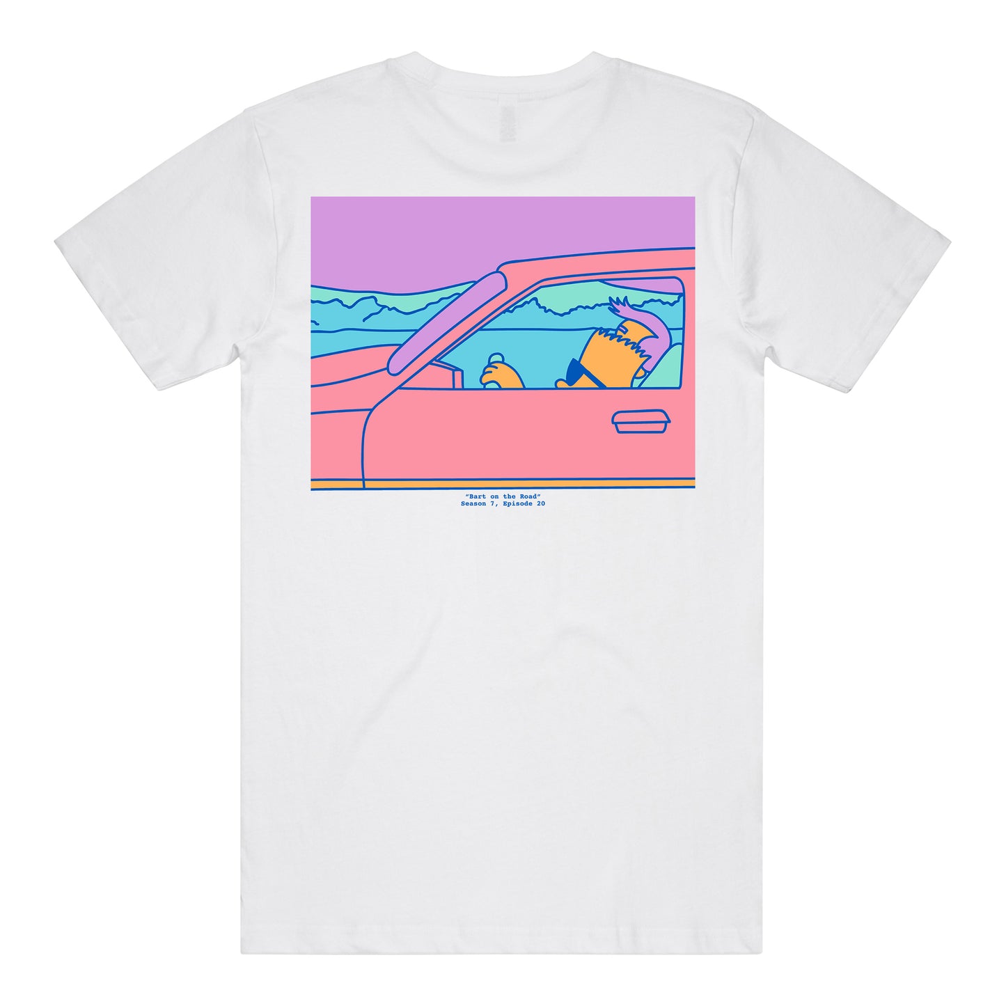 Vapourwave T-Shirt (White) *CHEST + BACK PRINT*