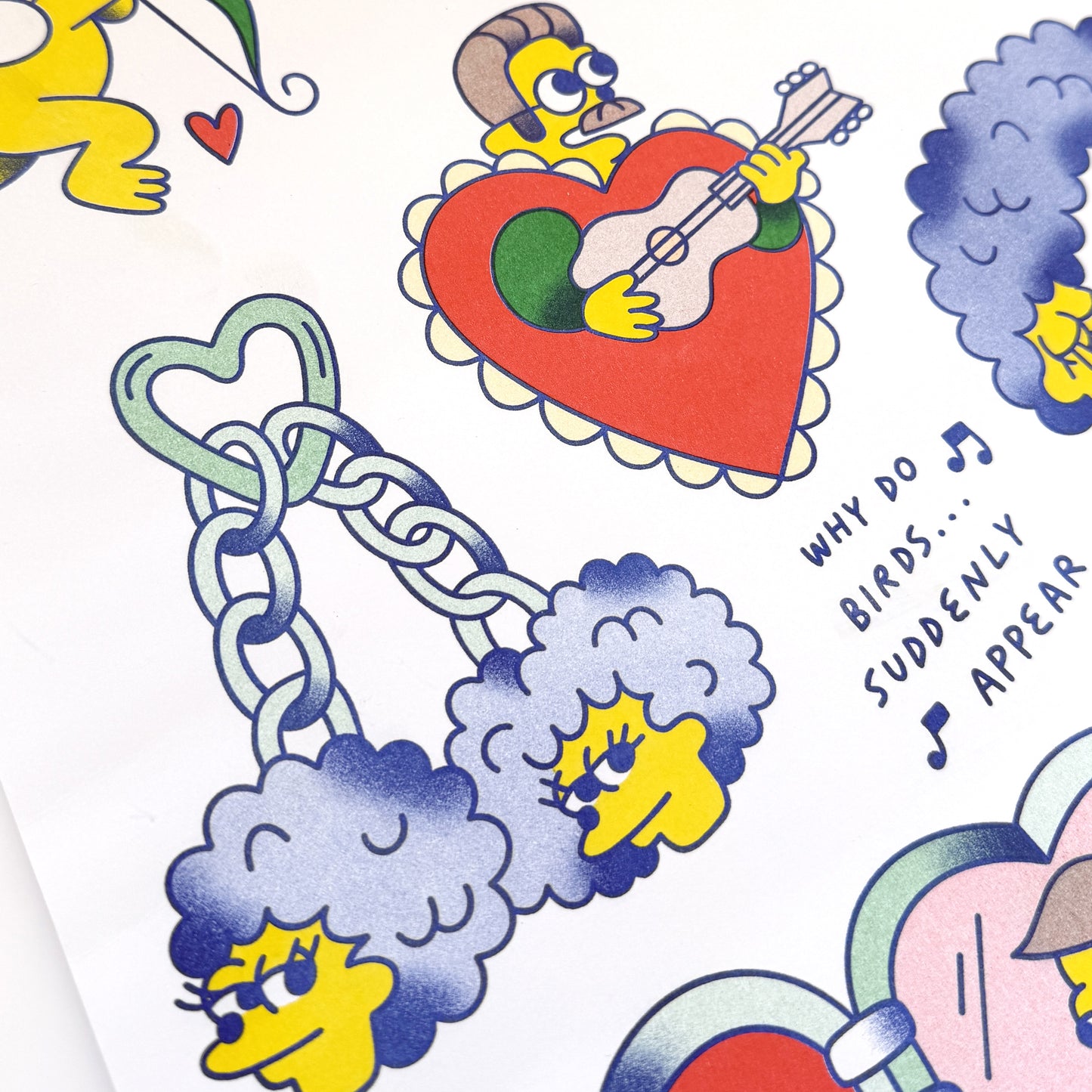 Vicky Monté Valentines A3 Riso Print