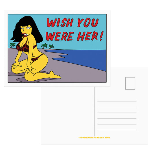 Wish You Were Her! Postcard