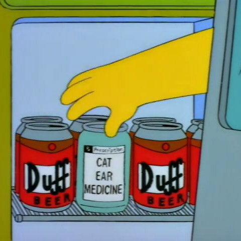 Cat Ear Medicine Koozie