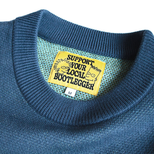 'Peace, Man' Knitted Sweater