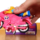 90s Crazy Neon Bike Figurine [B-GRADE]