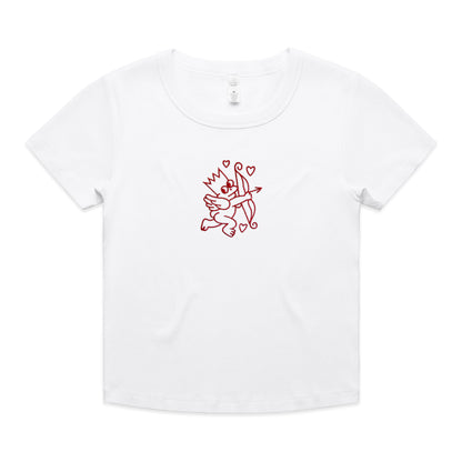 Cherub Embroidered Baby Tee