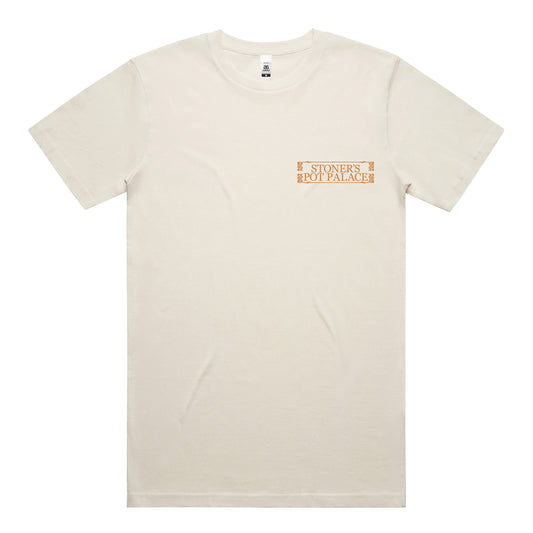 Stoner's Pot Palace T-Shirt (Sand) [PRE-ORDER]