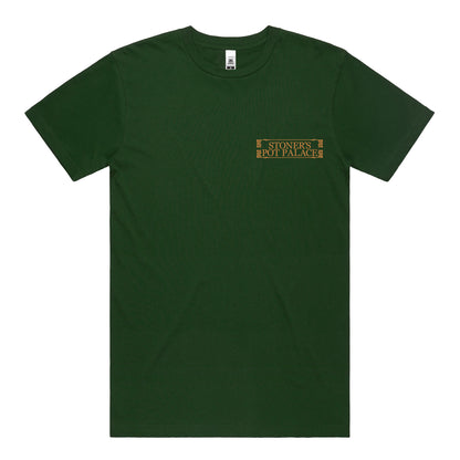 Stoner's Pot Palace T-Shirt (Forest) [PRE-ORDER]