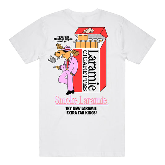 Laramie 'Menthol Moose' T-Shirt *CHEST + BACK PRINT*