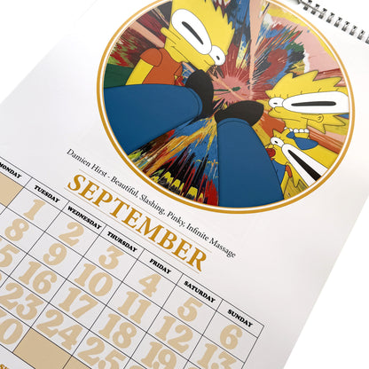 2026 Fine Art Smpsons Calendar