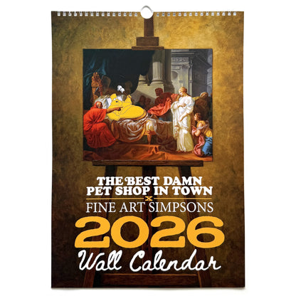 2026 Fine Art Smpsons Calendar