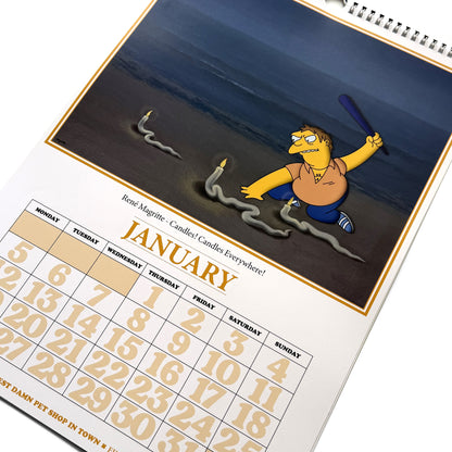 2026 Fine Art Smpsons Calendar