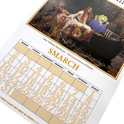 2026 Fine Art Smpsons Calendar