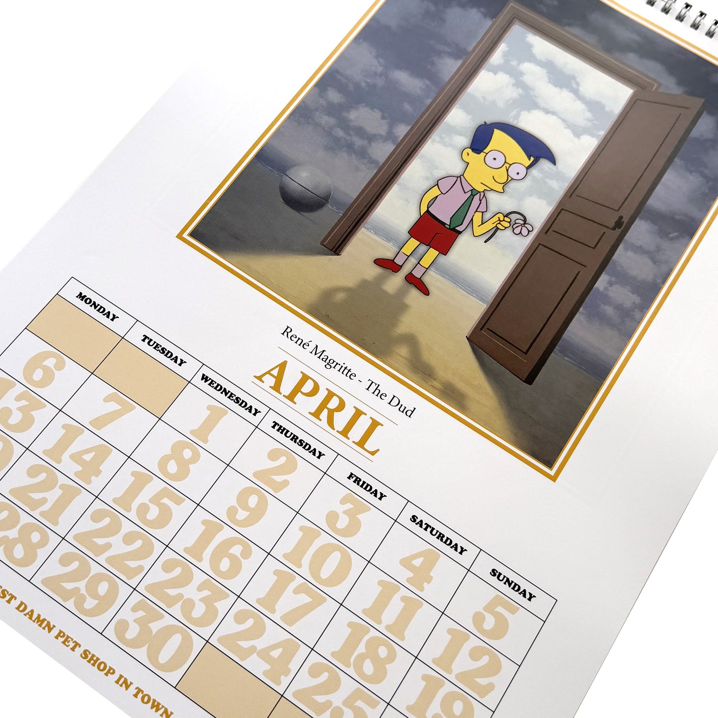 2026 Fine Art Smpsons Calendar