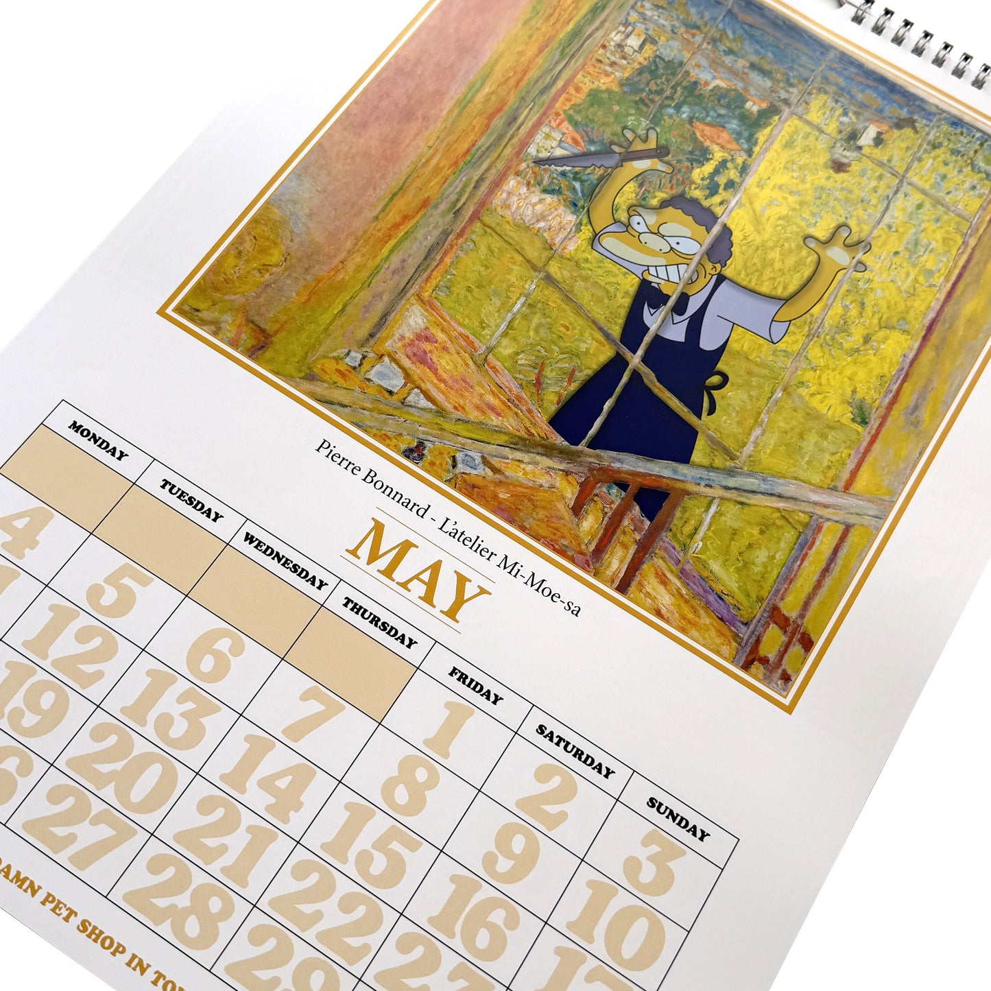 2026 Fine Art Smpsons Calendar