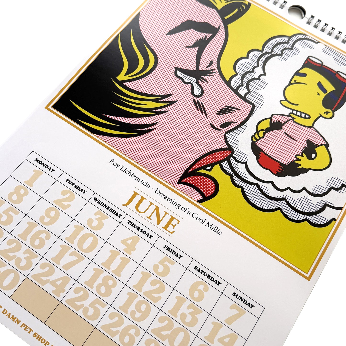 2026 Fine Art Smpsons Calendar