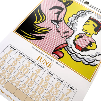 2026 Fine Art Smpsons Calendar
