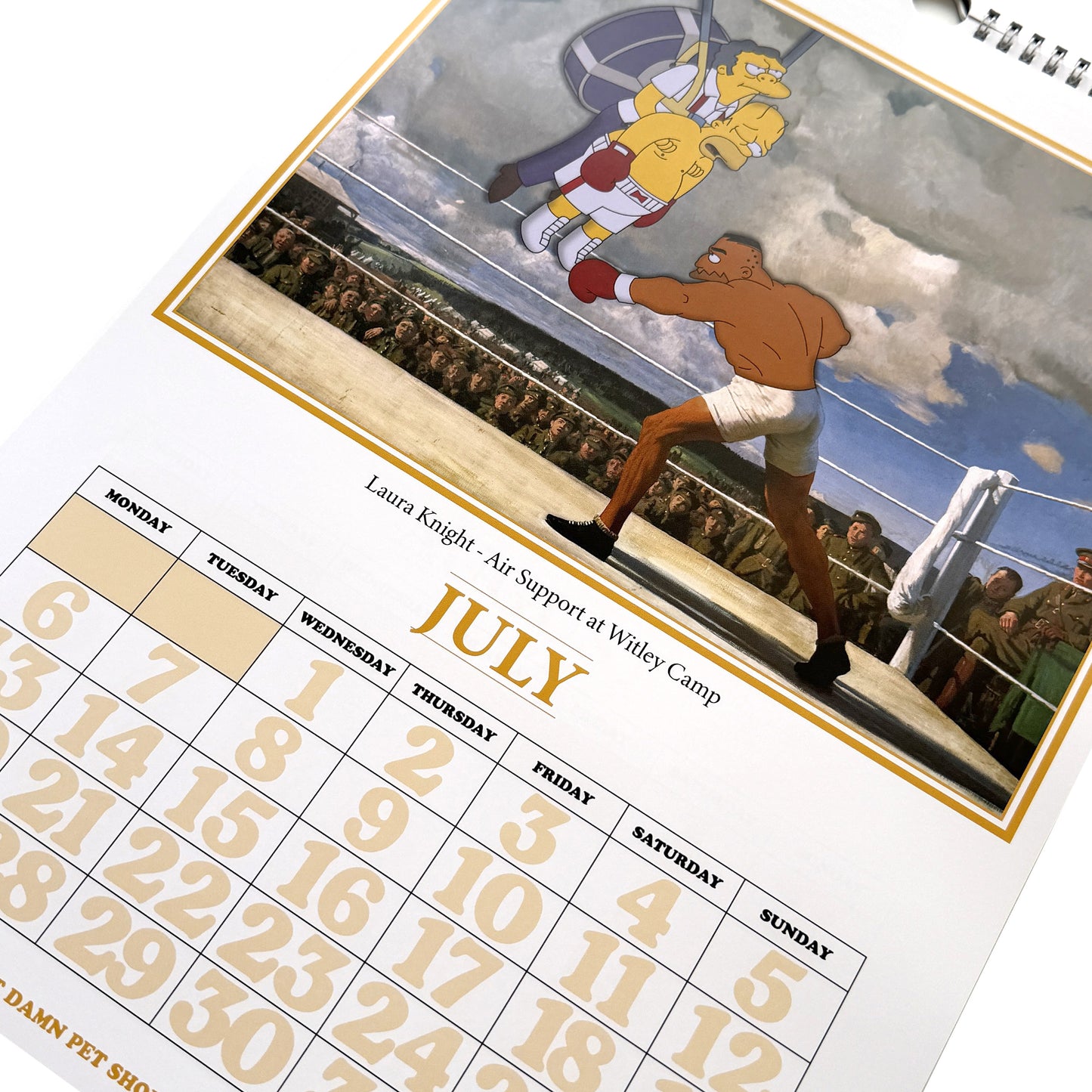 2026 Fine Art Smpsons Calendar