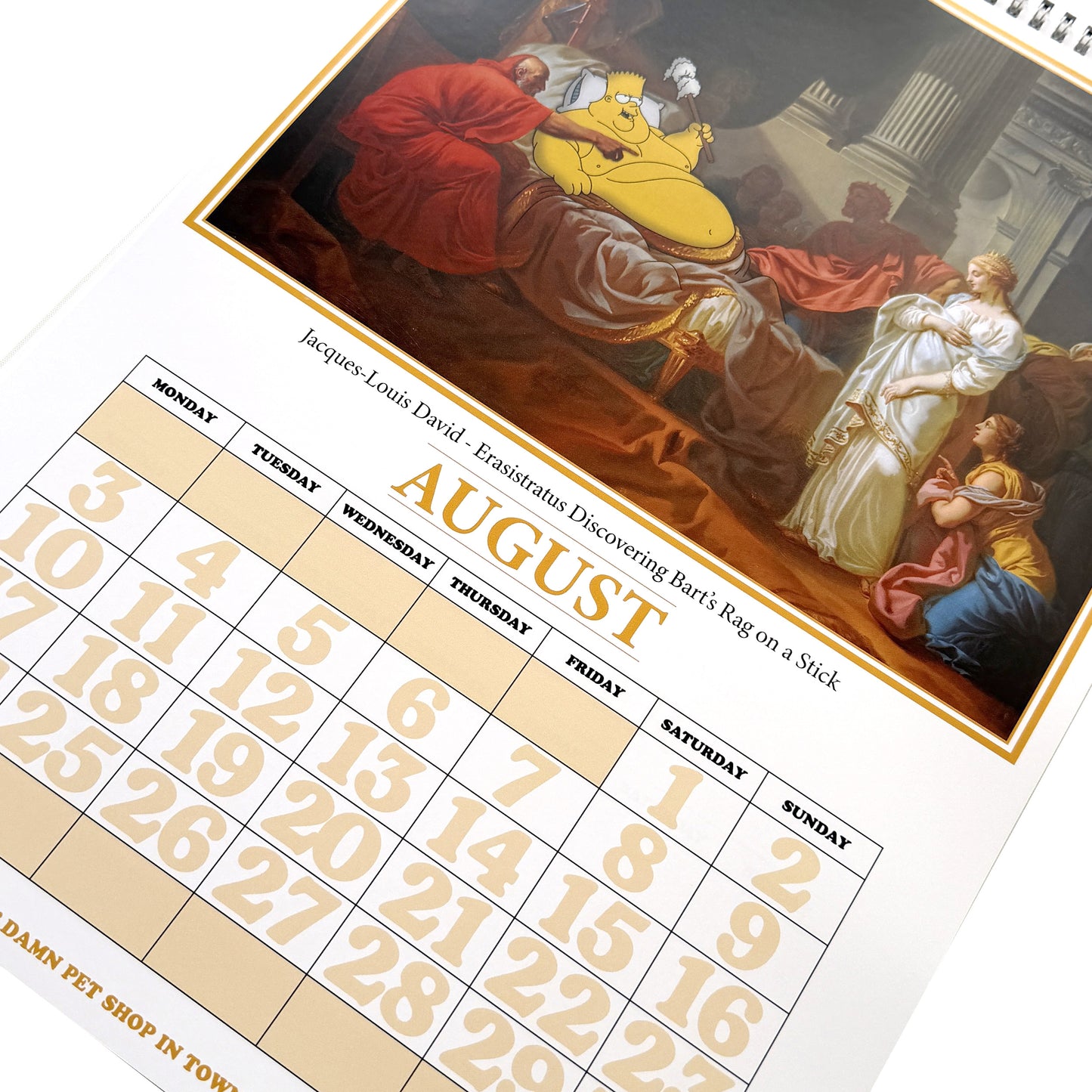 2026 Fine Art Smpsons Calendar