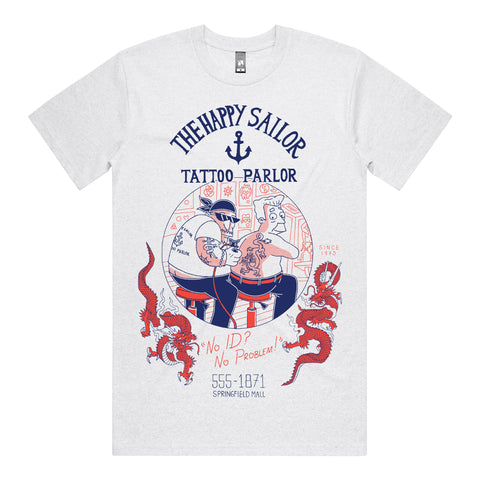 Happy Sailor T-Shirt (Ash) *FRONT PRINT*