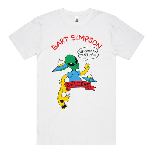 Bart "Believe" T-Shirt (White) [PRE-ORDER]