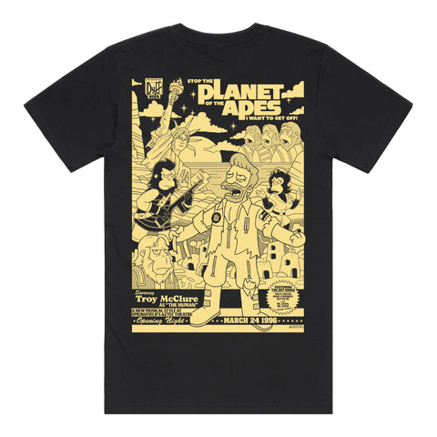 Apes T-Shirt (Black) *CHEST/BACK PRINT*