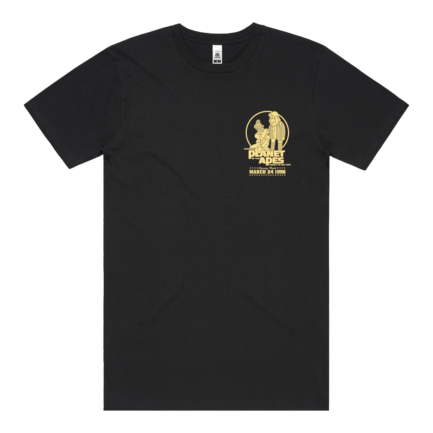 Apes T-Shirt (Black) *CHEST + BACK PRINT*
