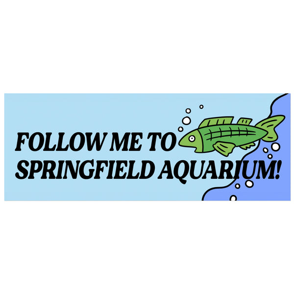 Aquarium Bumper Sticker