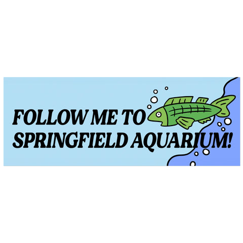 Aquarium Bumper Sticker