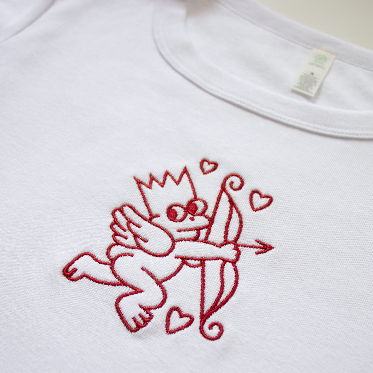 Cherub Embroidered Baby Tee