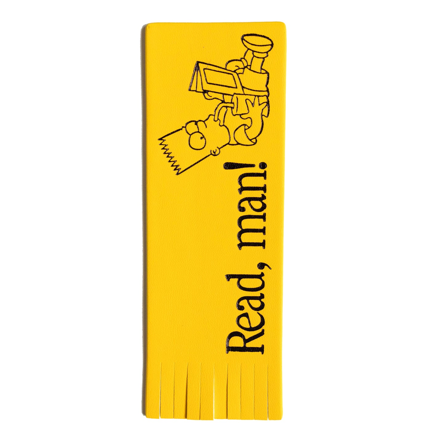 Vegan Leather 'Read, Man!" Bookmark