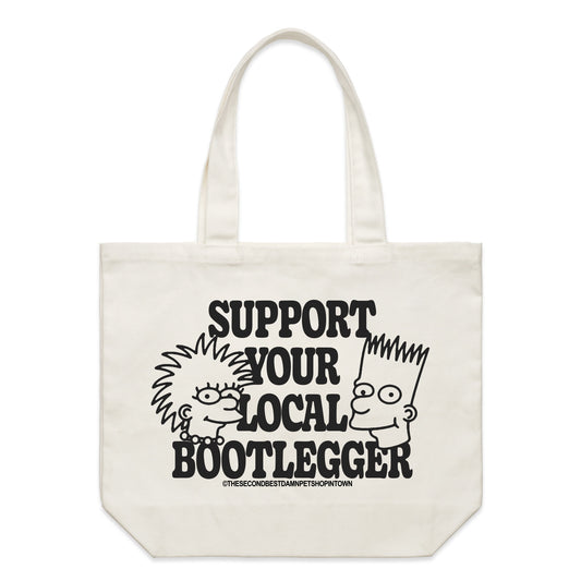 Support Your Local Bootlegger Tote Bag (Natural)