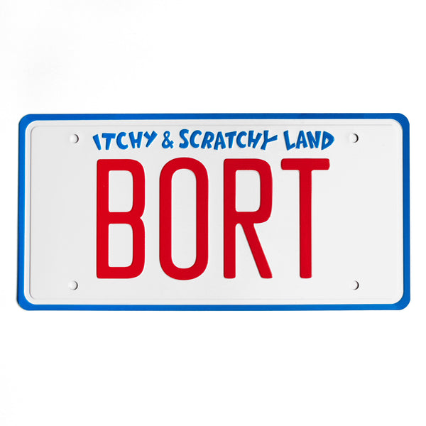 Aluminium "BORT" License Plate (12x6")