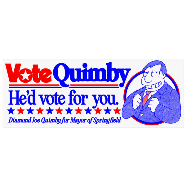 Vote Quimby Bumper Sticker