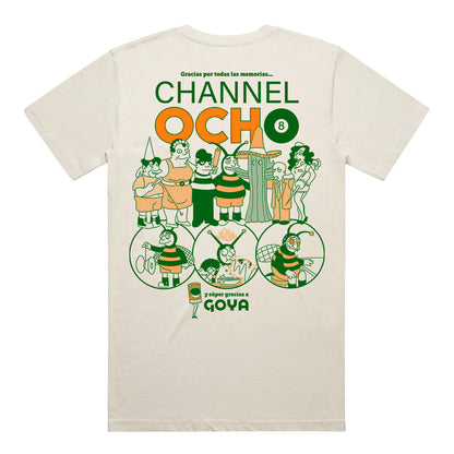 Channel Ocho T-Shirt *CHEST + BACK PRINT*