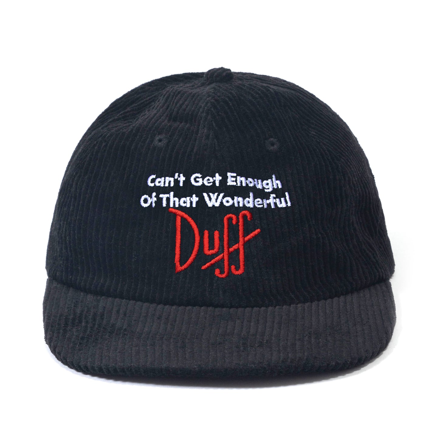 Duff Corduroy 6-Panel Hat (Black)