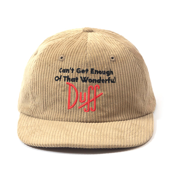 Duff Corduroy 6-Panel Hat (Sand)