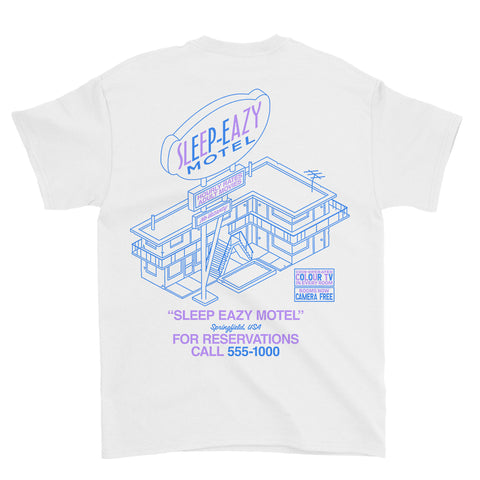 Sleep Eazy Motel T-Shirt (White)